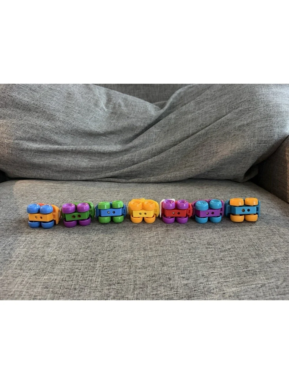 Playskool Tonka Lil Chuck and Friends Toy Car Lot of 7 Mini Chunky Soft Vehicles